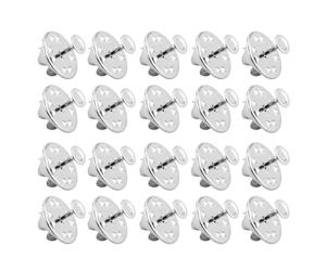 2. Broche de mariposa de metal resistente a la corrosión para collares, sombreros, regalos de moda, accesorio de aleación de moda, talla única, como se describe