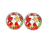 2 broches de boda de estilo chino vintage, diseño de botón redondo de aleación, accesorios para novia, novio, dama de honor, padrinos de boda, compromiso, aniversario, cumpleaños, día de San Valentín