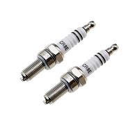 2 bujías CR8E/CR9E para motocicleta, bujía de repuesto, rosca de 0.394 in, eficiencia de combustible mejorada para RG94C (entrega aleatoria CR8E/CR9E)
