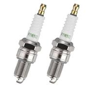 2 bujías de repuesto F7RTC para coche, compatibles con NGK 5534 BPR7ES V-line-19 Champion 332 RN7YC Bosch 7992 WR5DC 4038 WR5DP AC Delco R41CXLS DEN SO W22EPR-U 3088 OEM para automóviles y