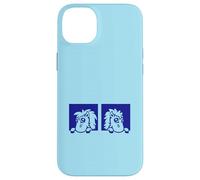 2 Caballo Mirar hacia Fuera Estable Granja Puerta Montar Am Carcasa para iPhone 14 Plus