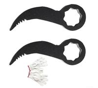 2 cabezales adaptadores de llave de palanca con guantes, herramienta de acero resistente diseñada para mantenimiento de vehículos, construcción y trabajos de demolición con diseño portátil (B)