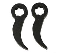 2 cabezales adaptadores de llave de palanca de 1/2 pulgada para herramienta de extracción de medio eje compatible con barra de disyuntor y herramientas de reparación de automóviles de palanca de