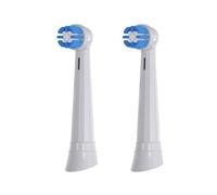 2 cabezales de repuesto for cepillo de dientes eléctrico Oral B io10/9/8/7/6/5/4/3/2 Cross Clean Action, boquilla compatible.(2pcs White)