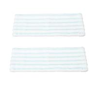 2 Cabezales de Repuesto para Fregona Profi XL, Cabezales Planos de Fibra Ultrafina, Aptos para Suelos de Madera, Piedra y Baldosas, Lavables, 48 x 17 Cm, Accesorios