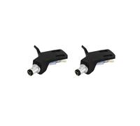 2 Cabezales para Tocadiscos, Soporte de Aguja para Tocadiscos, Cabezal Technica de Repuesto, Cartuchos de Puntero Duraderos, Aguja.