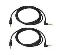 2 cables auxiliares de repuesto en ángulo recto de 90 grados, cable de audio de 3,5 mm y 1,5 m para BlackShark V2 Pro
