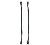 2 cables de extensión para placa base HD de audio de 9 , para PC, DIY, negro, 30 cm