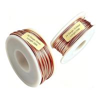 2 cables de jardinería para electrocultura, calibre 24/0,5 mm, longitud 50 m y calibre 18/1 mm de longitud 20 m, alambre de cobre puro 99.9% para hacer joyas, jardinería, cultivar plantas