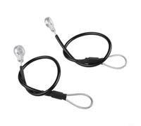 2 cables de soporte para portón trasero, cables de repuesto para portón | Compatible con John-Deere Gator- HPX615E HPX815E XUV865R XUV825E TE 6x4 TX, cables de portón trasero de caja de carga