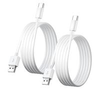2 cables USB a USB C de 3 m, cable de alimentación tipo C para cámaras de seguridad del hogar, cable de carga de energía y transferencia de datos para teléfonos, tabletas Carplay, Switch Pro
