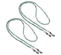2 Cadenas De Gafas, Cadena De Gafas Para Mujer, Cadena De Gafas Con Cuentas Para Mujer, Cadena De Gafas, Cadena De Gafas De Sol, Cadena De Gafas De Sol Zircon Transparente