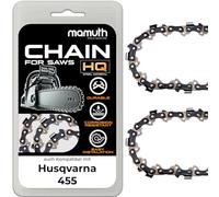 2 cadenas de motosierra para Husqvarna 455 (40 cm, 1,5 mm, 66 TG)