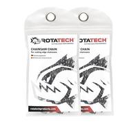 2 cadenas de motosierra Rotatech de 16 (40 cm) | 1 cm LP, .050 pulgadas (1.3 mm), 56 eslabones de transmisión. Compatible con motosierras Titán TTL758CHN, Oregon CS1500, Einhell GH-EC 2040, McCulloch