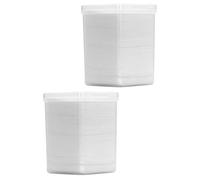 2 Cajas Almohadillas de Limpieza para Pestañas y Uñas | Tejido No Tejido, Superficie Lisa sin Pelusa, Uso Higiénico Desechable, Viaje y Pedicura