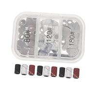 2 Cajas Círculo De Manicura Bandas De Lijado Para Taladro De Uñas Bandas De Lijado Para Uñas Brocas Para Uñas Bandas De Anillo De Lijado Chica Grava Paño Abrasivo De Resina