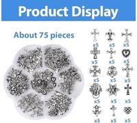 2 Cajas De Accesorios De Uñas Punk Y 1 Pieza De Pinzas, La Superficie De Laca Brillante No Es Fácil De Desvanecer, Accesorios De Uñas Personalizados, Adecuados Para El Diseño De Uñas, Plata).