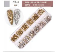 2 Cajas De Brillantes Joyas De Diamantes, 3D, Uña De La Joyería, Los Destellos De Uñas De Arte De Apoyos, Creativos Hechos A Mano Materiales, Las Joyas De La Decoración.