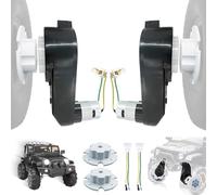 2 cajas de cambios de motor RS550 40000RPM de 12 voltios para niños Ride-Ones, motor de alta velocidad de 12 V para vehículos eléctricos, ruedas de repuesto de piezas, 2 acopladores gratis