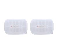 2 Cajas de incubación para Reptiles, Bandeja Profesional de plástico Transparente para cría de lagartos y Reptiles, incubadora de Huevos para Geckos y Serpientes.