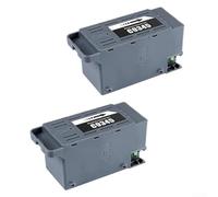 2 cajas de mantenimiento C9345 para EcoTank ET-5850 ET-5880 WF-7820 L15150 - Caja de mantenimiento de tinta de alta capacidad con chip - Fácil reemplazo oficina hogar