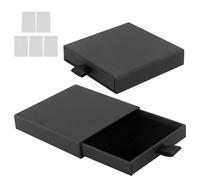 2 cajas de regalo para pulseras con 5 bolsas Ziplock, caja de almacenamiento cuadrada expandible