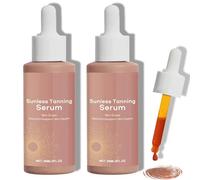 2 Cajas Gotas Bronceadoras Sin Sol, Gotas Bronceadoras Faciales y Corporal, Sunless Tanning Drops, Enhances Natural Skin Tone, Without The Sun Damage