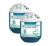 2 cajas mágicas de purificación de aire para eliminar el polvo, limpiador de aire multifuncional, a base de plantas, recolección de polvo automática purifica para el hogar, sala de estar, dormitorio