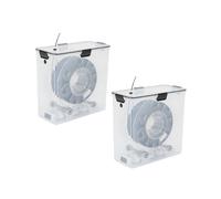 2 Cajas Secadoras de Filamentos para Impresora 3D, Herméticas y Resistentes A la Humedad, Monitoreo en Tiempo Real para Filamentos PLA y ABS para
