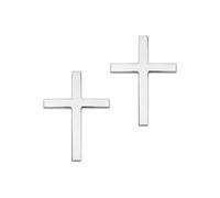 2 calcomanías de metal con emblema de cruz cristiana de Jesús, calcomanía de metal con cruz de Jesucristo, 3D para coche, C-ross autoadhesivo, calcomanía para coche, laptop, refrigerador, equipaje