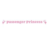 2 calcomanías decorativas para espejo de pasajero, princesa, estrella, espejo retrovisor, decoración de vinilo para coche, divertido adhesivo para coche