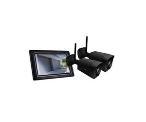 2 cámaras HD inalámbricas con pantalla