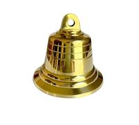 2 campanas de viento cobre amplio uso con sonido claro for decoración jardín, navideñas, manualidades Para Casamento Navidad(4in)