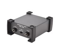 2 canales Caja directa de instrumentos de la unidad pasiva de la unidad Di-box a la caja directa del instrumento 1/4 '' a XLR Professional Impedance Transformar el aislador de