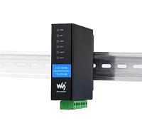 2 Canales RS485 a Ethernet Convertidor Servidor Serie Industrial Aislado, 2-Ch RS485 Operación Independiente, Puertos Ethernet RJ45 Duales, Modbus Gateway MQTT Gateway JSON Soporte