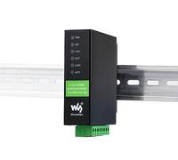 2 Canales RS485 a PoE Ethernet Convertidor Servidor Serie Industrial Aislado, 2-Ch RS485 Operación Independiente, Dos Puertos PoE Eth, Modbus Gateway MQTT Gateway JSON Soporte