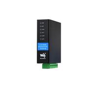 2 Canales rs485 a RJ45 Servidor Serie Ethernet Doble Canal rs485 operación Independiente Doble Puerto Ethernet Pista de instalación de módulo de Aislamiento Industrial (Puerto de Red pública)