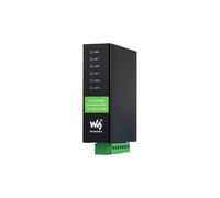 2 Canales rs485 a RJ45 Servidor Serie Ethernet Doble Canal rs485 operación Independiente Doble Puerto Ethernet Pista de instalación de módulo de Aislamiento Industrial (Puerto Ethernet PoE)