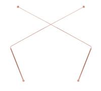 2 cañas de radioterapia hechas de 99,9% de cobre puro, se utilizan para la búsqueda de agua, búsqueda del tesoro, búsqueda de objetos enterrados, etc