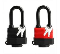 2 candados reforzados con llaves para exteriores, resistentes a la intemperie, resistentes a la intemperie, impermeables, para taquillas de gimnasio, garaje, valla, cobertizo, puerta de jardín, puerta