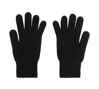 2 capas de cachemira pura, guantes para mujer., Negro , Talla única
