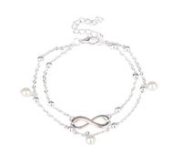 2 capas tobillera cadena boho beach sandalia descalzo encanto talón tobillo pulsera exquisita facturaMuy bonito y práctico.