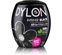 2 cápsulas de colorante Dylon color negro intenso para usar en lavadora, 350 g