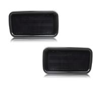 2 carcasas for reflector de parachoques trasero compatibles con Mitsubishi Montero Sport 1999-2004. No incluye bombilla ni portalámparas.(Smoked Lens)