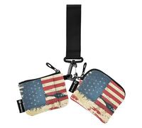 2 carteras dobles para mujer, diseño de helicópteros de la guerra nacional de Vietnam, funda para tarjetas de negocios, cartera de gran capacidad, llavero con bolsillo con cremallera para hombres y