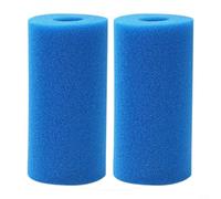 2 cartuchos de esponja de filtro de espuma para piscina para Intex tipo B, 14,5 x 4,5 x 25,4 cm