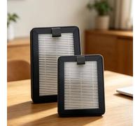 2 cartuchos de filtro, compatible con BAMBU Lab P2SX2D, filtro de aire de carbón activado P2S de repuesto de filtro de doble sistema de filtración, para accesorios de impresora 3D