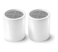 2 cartuchos de filtro de 15 etapas adecuados para cabezal de ducha, purificador de agua, accesorios de ducha de reducción de minerales