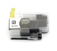 2 Cartuchos de Tinta compatibles LC434 de Capacidad estándar for impresoras de inyección de Tinta a Color Brother DCP-J1200W (Negro/Cian/Magenta/Amarillo)(1pcs Black)