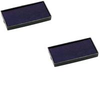 2 cartuchos de tinta para sellos COLOP Printer 20, 38 x 14 mm verde